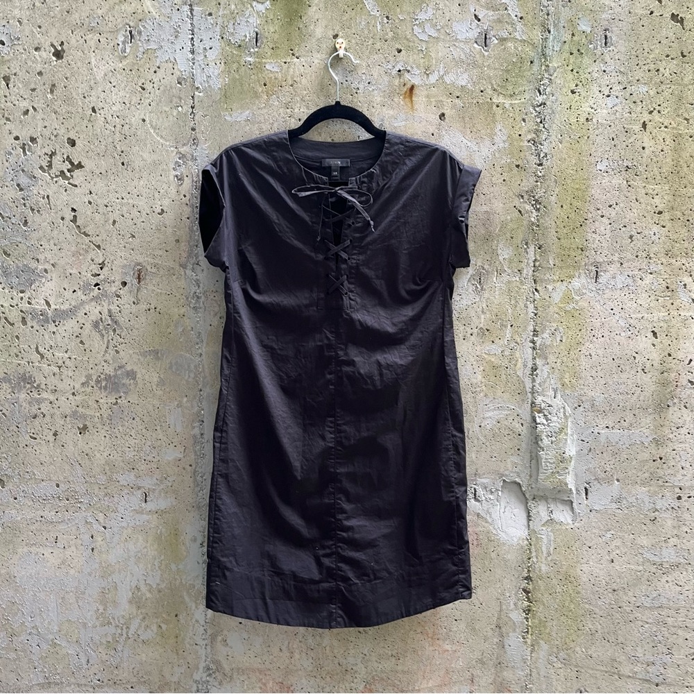✨3 for $50✨ J. Crew Black Cotton Lace Up Dress, XXS